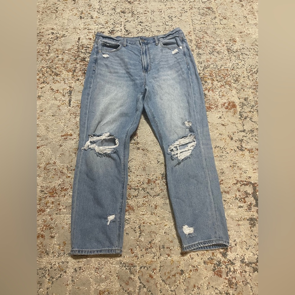 American Eagle jeans size 12 short petite straight leg